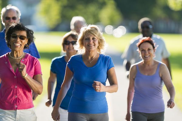 Women exercising